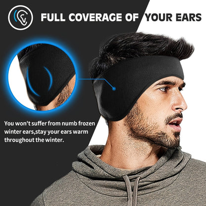 Bandeau chauffe-oreilles en polaire - Parfait pour les activités extérieures en hiver