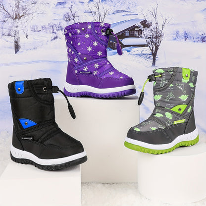 Bottes d'Hiver Joyeuses pour Enfants – Chaleur et Amusement dans la Neige