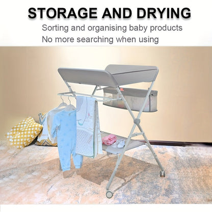 Table à Langer Réglable et Portable pour Bébés – Parfaite pour l’Organisation et le Confort