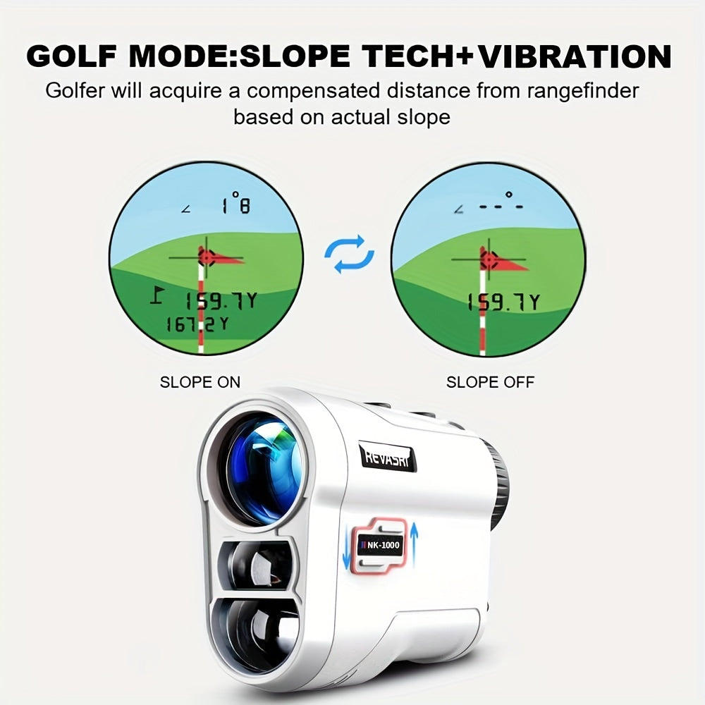 Télémètre de golf avancé – Mesures précises avec compensation de pente et retour par vibration