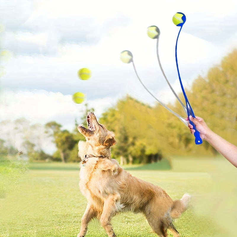 Lanceur de balle interactif pour chien – Parfait pour le jeu de rapport et l’entraînement