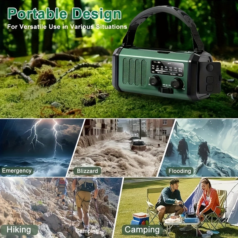 EcoPower Radiator – Radio de secours multifonction avec lampe de poche et chargeur