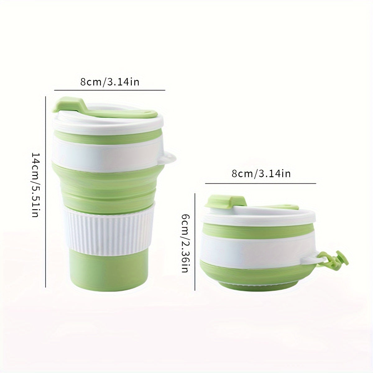 Gobelet de voyage pliable – Durable et compact pour camping et voyages