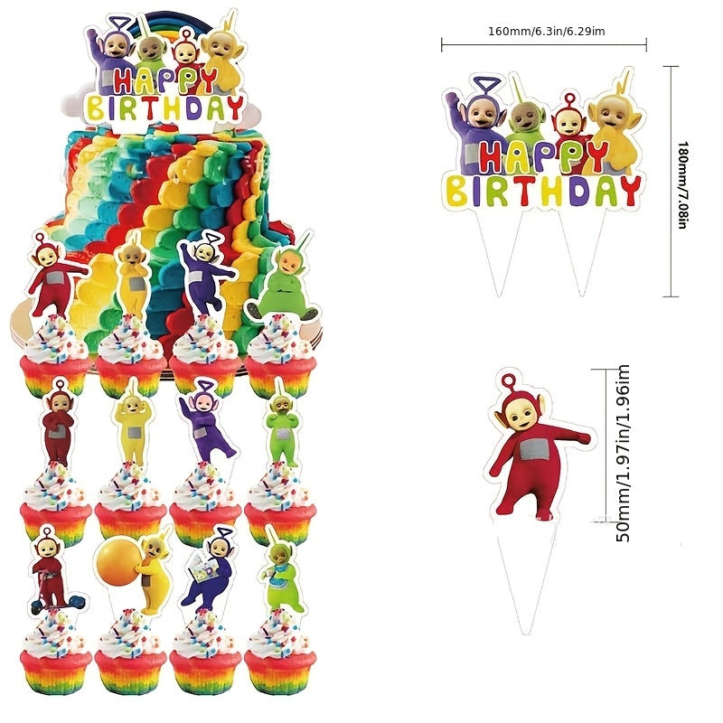 Set fête d’anniversaire Teletubbies – Décoration complète pour une fête joyeuse