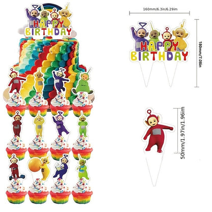 Set fête d’anniversaire Teletubbies – Décoration complète pour une fête joyeuse