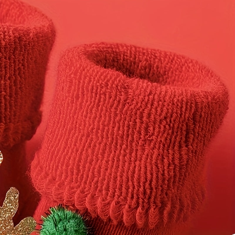 Adorables Chaussons de Noël pour Bébé – Pour des Petits Pieds Bien au Chaud