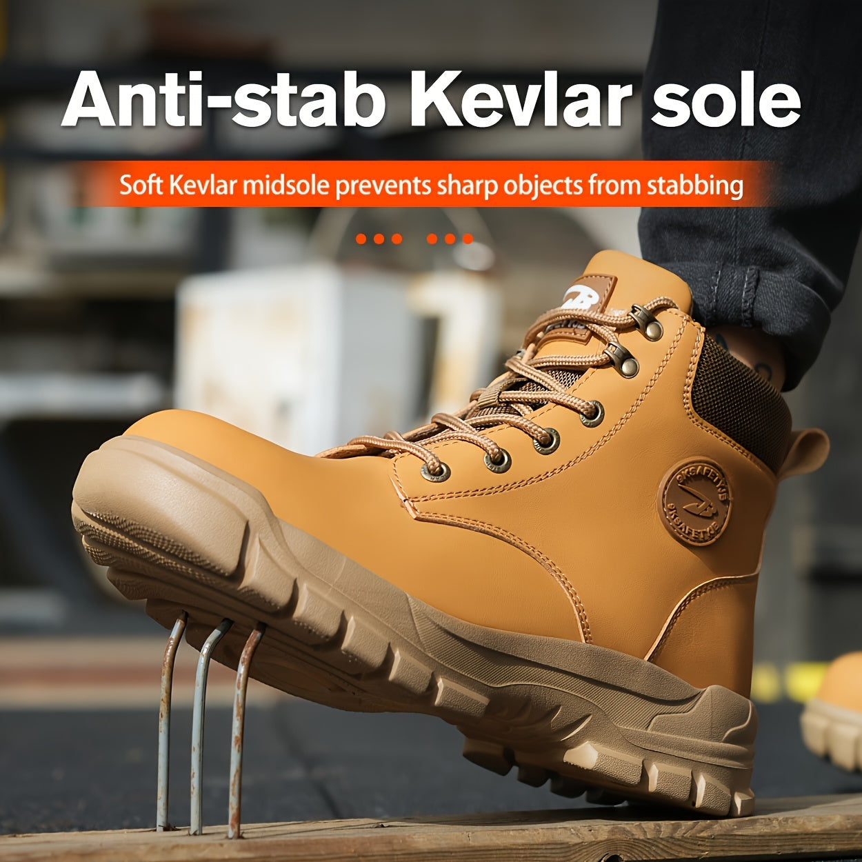 Bottes de travail robustes avec embouts en acier – Durables et confortables pour le travail et l’industrie