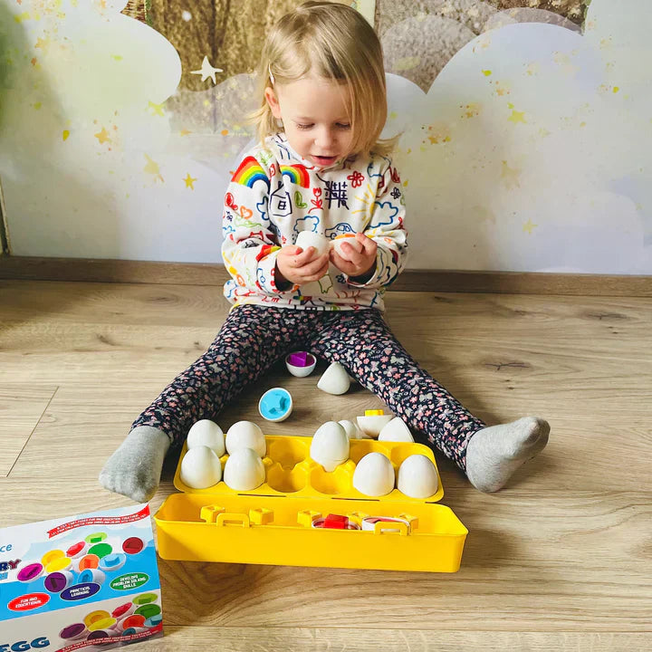 Œufs d’Apprentissage des Formes – Jeu Éducatif et Amusant pour Enfants