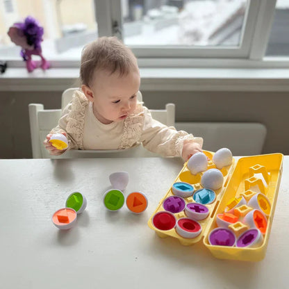 Œufs d’Apprentissage des Formes – Jeu Éducatif et Amusant pour Enfants