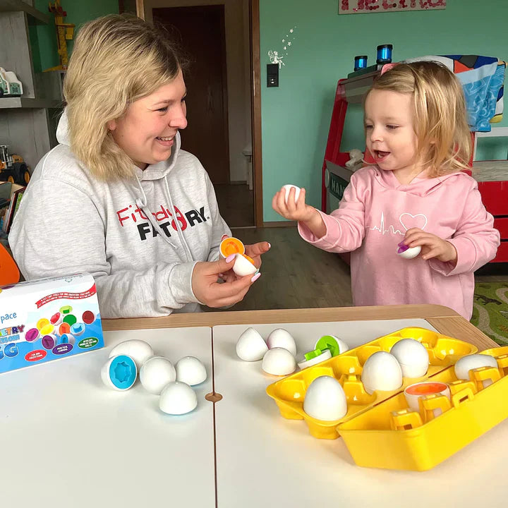 Œufs d’Apprentissage des Formes – Jeu Éducatif et Amusant pour Enfants