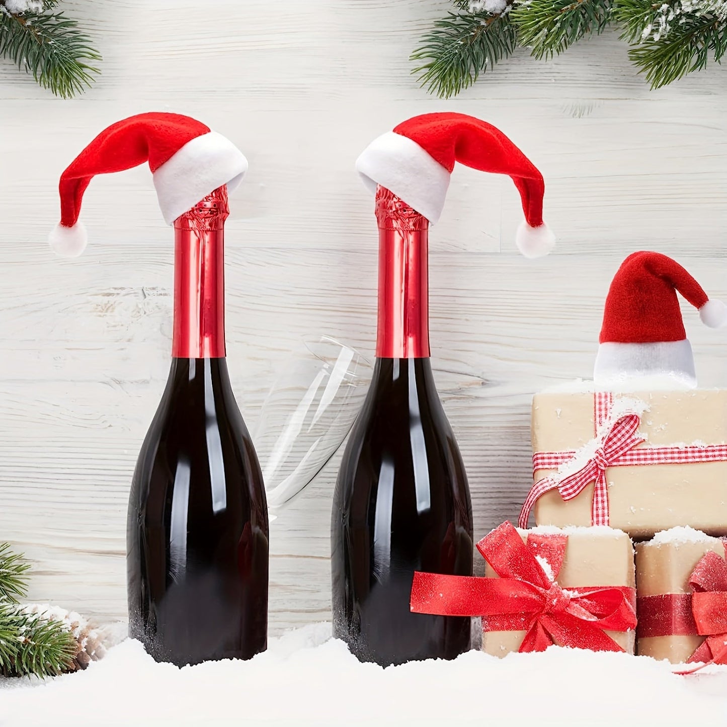 Set de Housses Père Noël – Pour une Table Festive