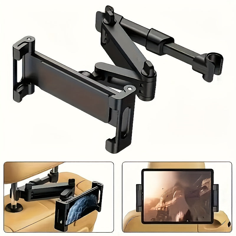 Support Tablette pour Appuie-tête de Voiture – Fixation Réglable pour Tablettes et Smartphones