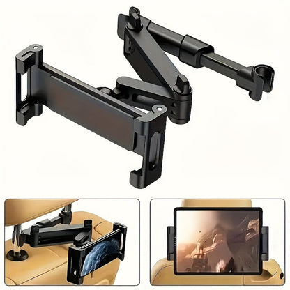 Support Tablette pour Appuie-tête de Voiture – Fixation Réglable pour Tablettes et Smartphones