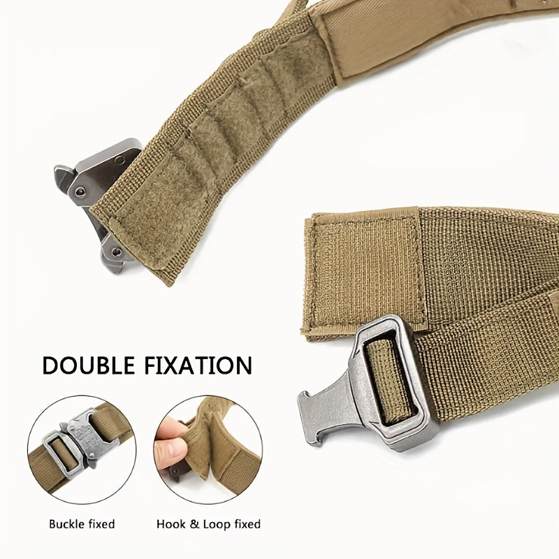 Collier tactique militaire pour chien – Réglable et durable pour chiens moyens et grands