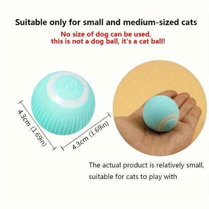Balle interactive intelligente pour chat – Jouet roulant automatique pour un plaisir interactif