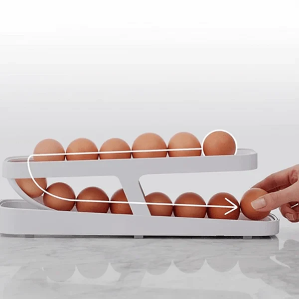 EggRoll Pro - Porte-œufs pratique avec fonction roulante