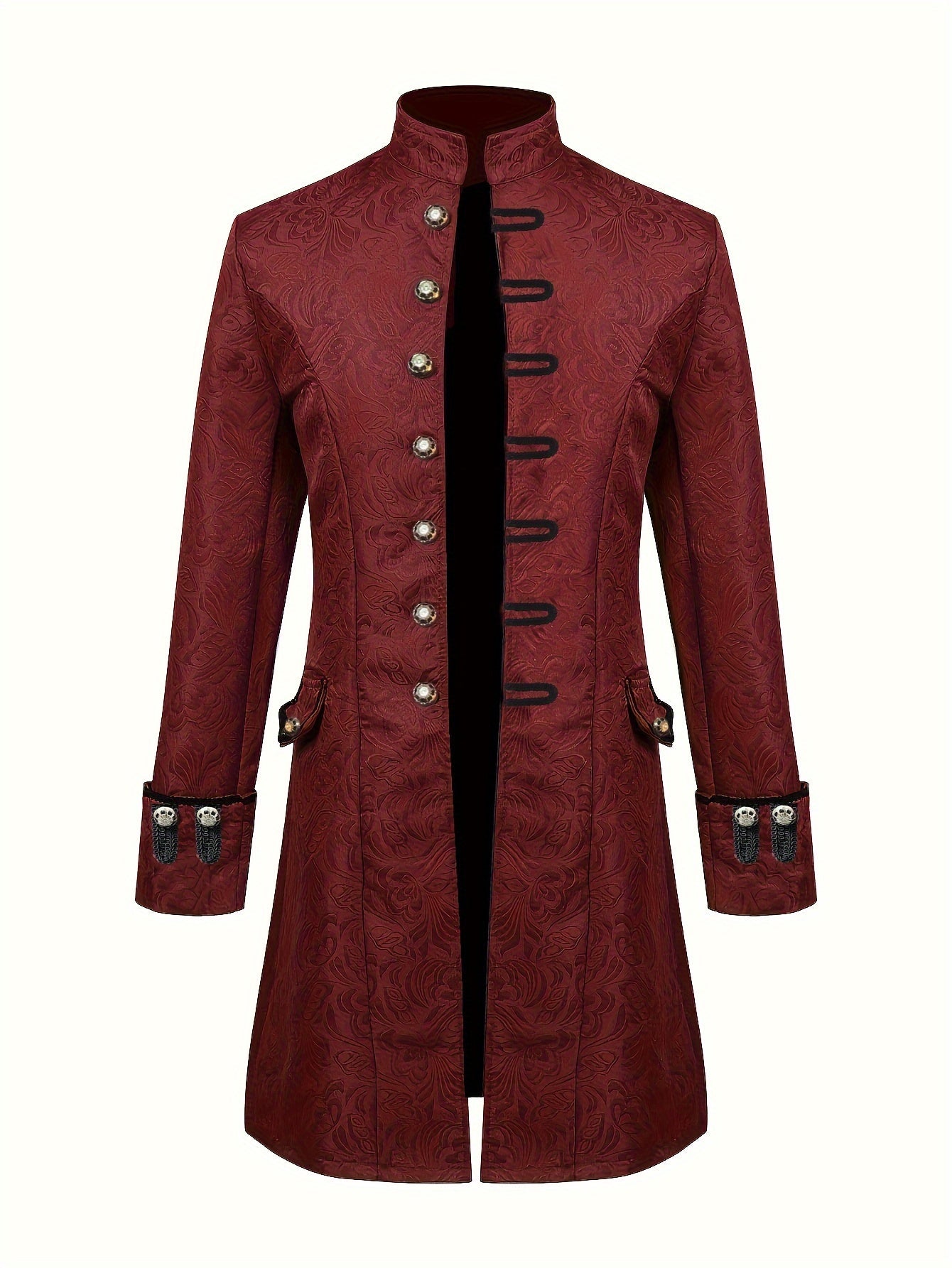 Veste Jacquard Médiévale Henri - Tenue Élégante et Stylée pour Occasions Festives