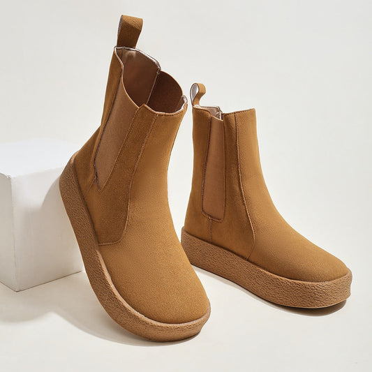 Bottines Chelsea confortables pour femmes - Bottines chaudes et élégantes