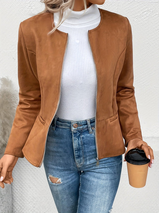 Top Tricotée Slim Fit avec Fermeture Éclair – Un Indispensable pour Toute Saison