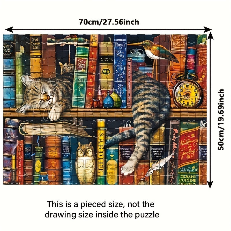 Puzzle Chat sur Étagère – Pour les Amoureux des Puzzles et des Chats
