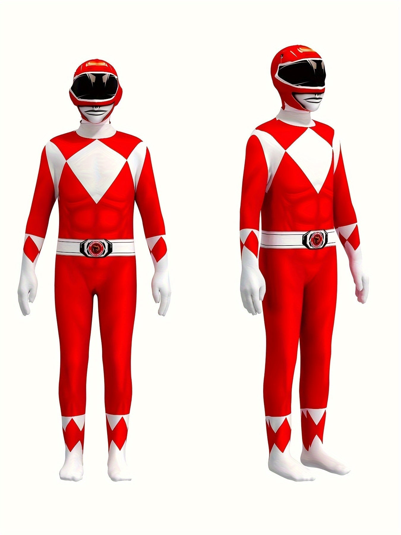 Costume Power Ranger – Cosplay Red Ranger pour Enfants