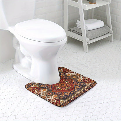 Set de Tapis de Salle de Bain Inspiré de la Perse – Absorbant et Antidérapant