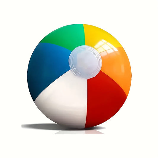 Balle de plage gonflable – Colorée et amusante pour fêtes d’été et plaisirs aquatiques