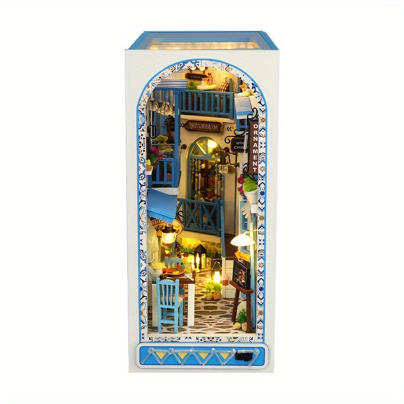 Puzzle 3D en bois fait main – Maison miniature sur le thème de la mer