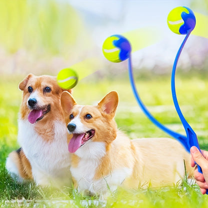Lanceur de balle interactif pour chien – Parfait pour le jeu de rapport et l’entraînement