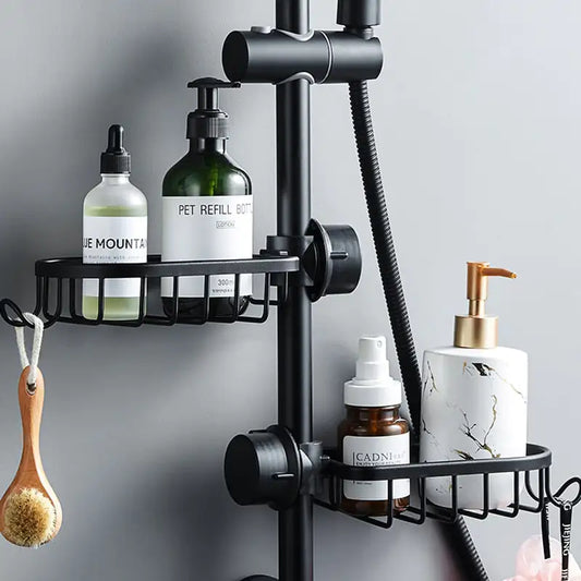 AquaGrip Étagère de Douche – Pratique, Inoxydable et Gain de Place