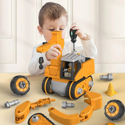 Set de Véhicules de Construction - Éducatif et Interactif