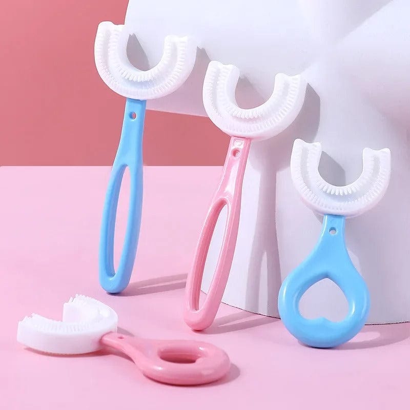GentleBrush - Brosse à dents pour enfants ultradouce à 360° en forme de U