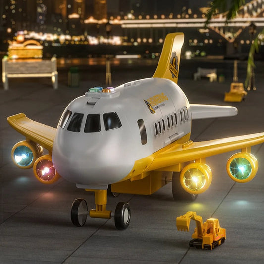 Avion Coloré Bright Skies - Jouet Interactif pour Jeunes Pilotes
