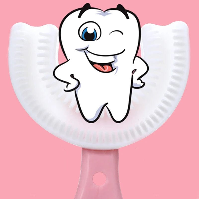 GentleBrush - Brosse à dents pour enfants ultradouce à 360° en forme de U