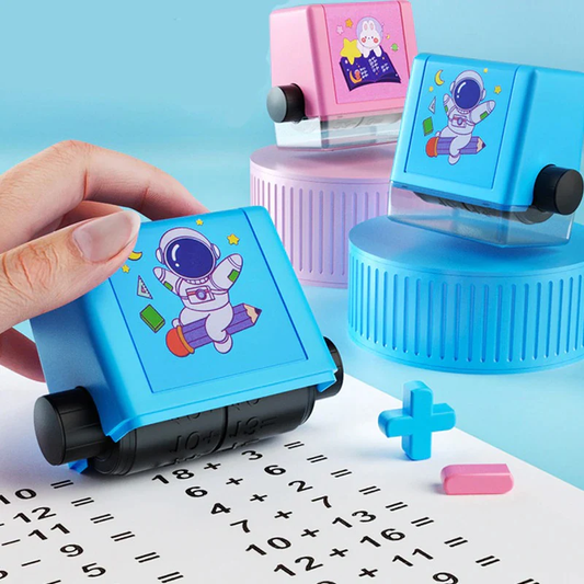 Kit de Tampons MathMaster – Apprentissage Ludique des Mathématiques pour Enfants