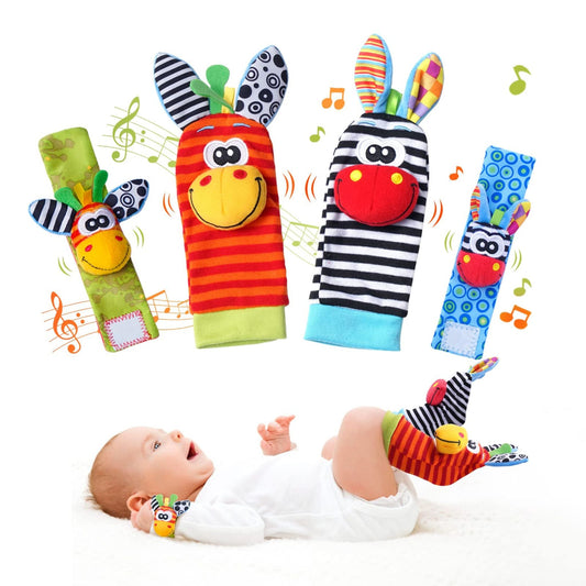 Ensemble de Chaussettes Hochet pour Bébé - Doux et Musical