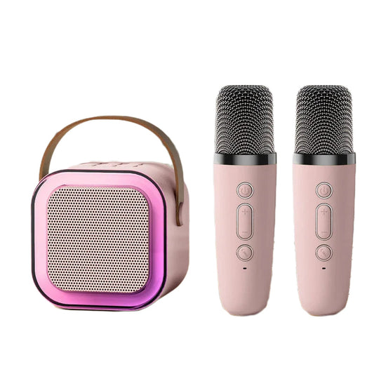 KaraokeMaster - Mini Système de Karaoké avec Microphones Sans Fil