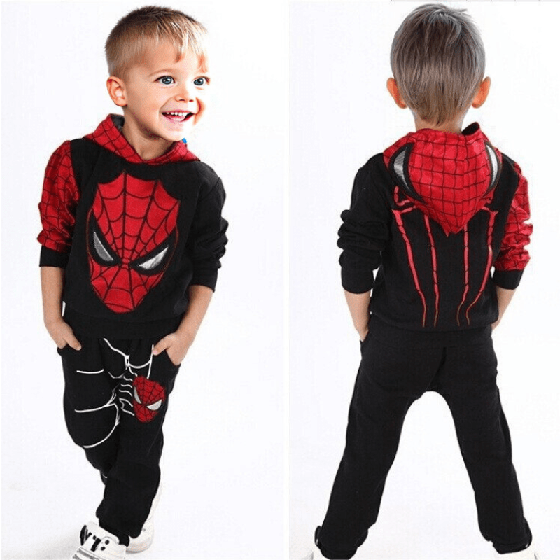 Tenue d'aventure Spiderman - Vêtements confortables pour enfants