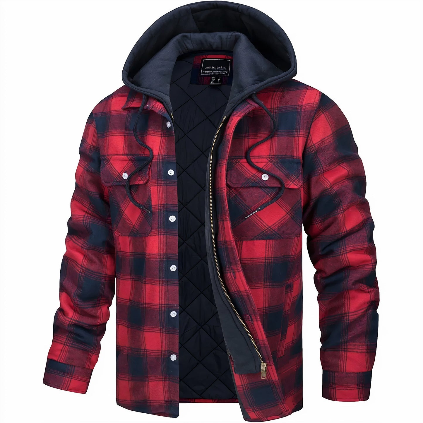 Veste Hiver en Flanelle Explorer - Chaude et Robuste pour les Aventures en Plein Air